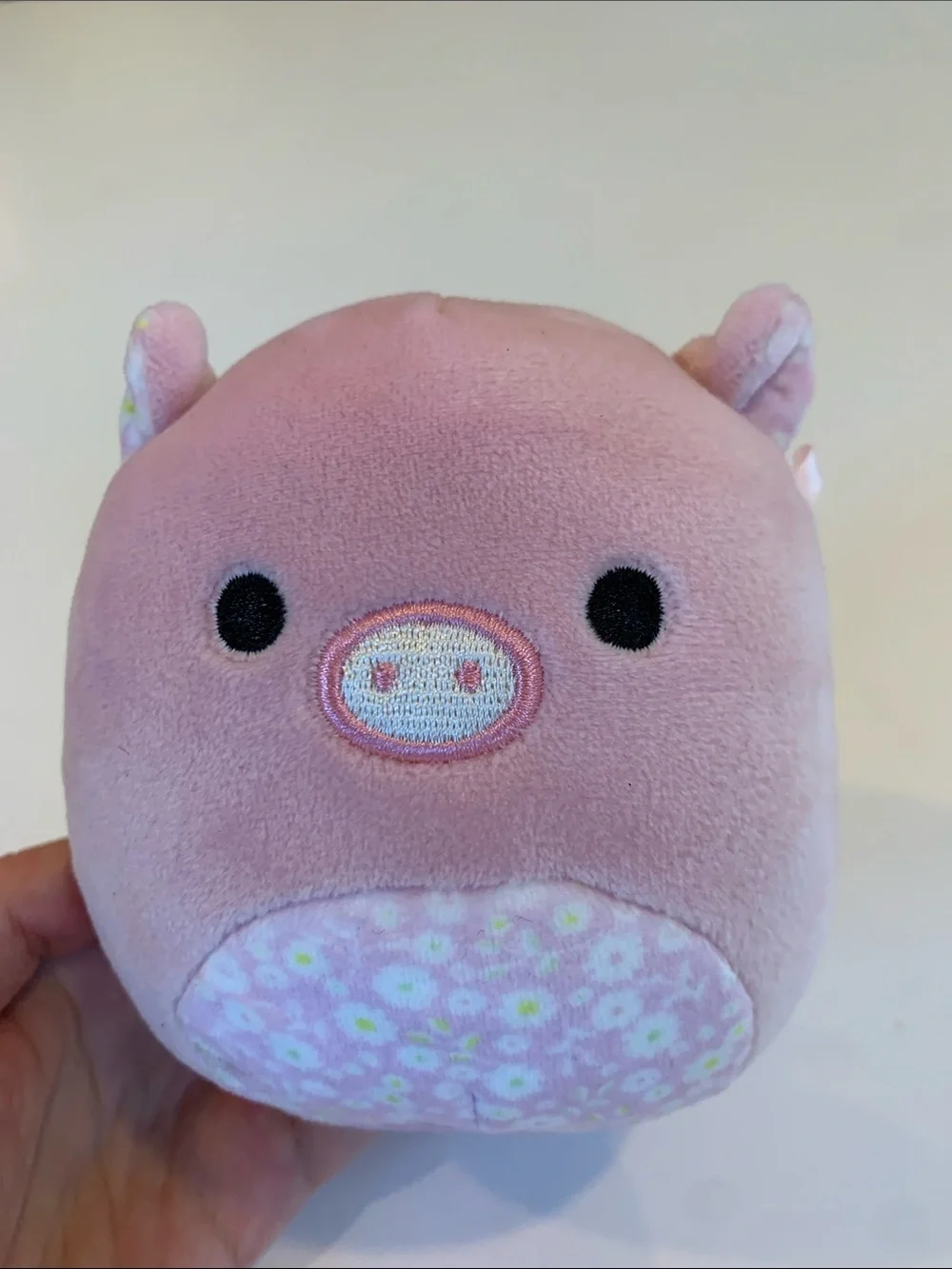 Squishmallows Peter the Pig Floral Belly Edition 5” Pink Plush Stuffed Animal
